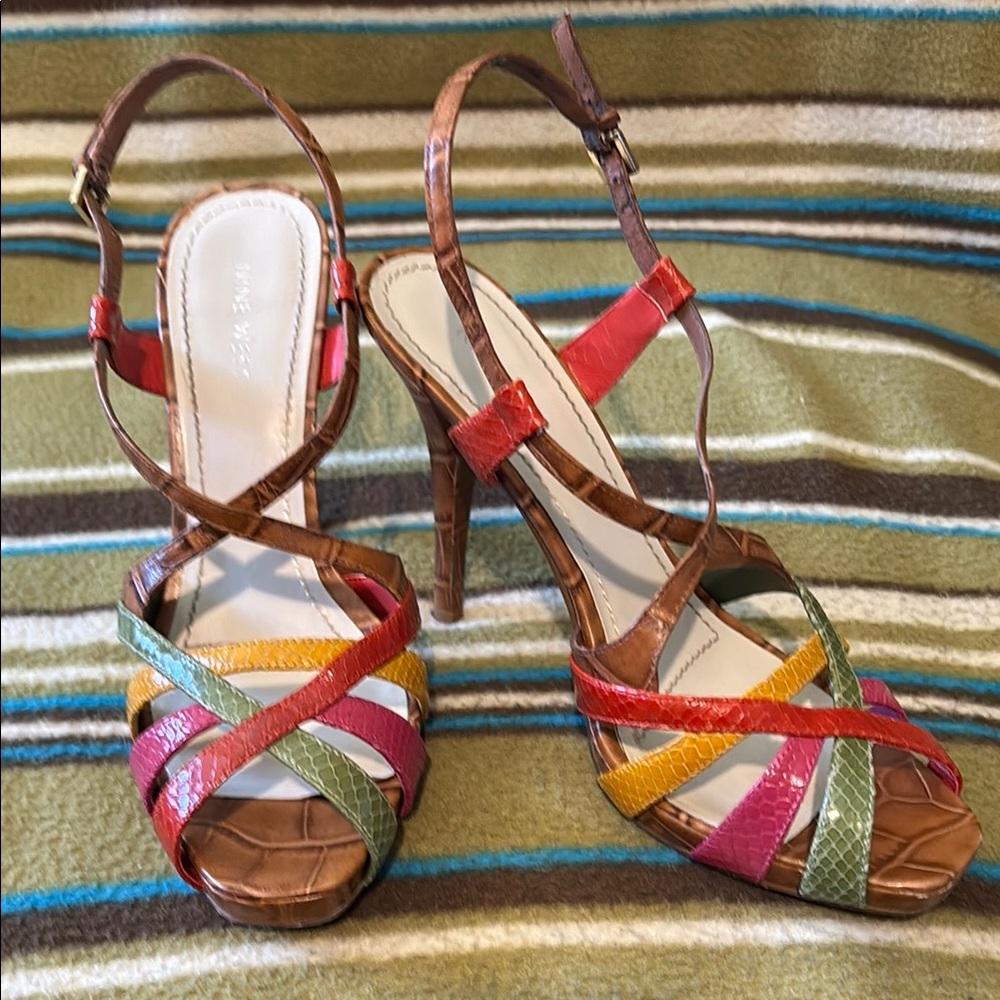 Colorful Strappy Women's Sandals